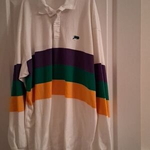 Colorful Striped Polo Shirt